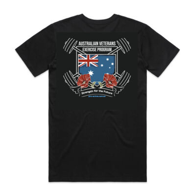 Cape Health - Aust Flag - Veteran Exercise Program Tee - Mens Thumbnail